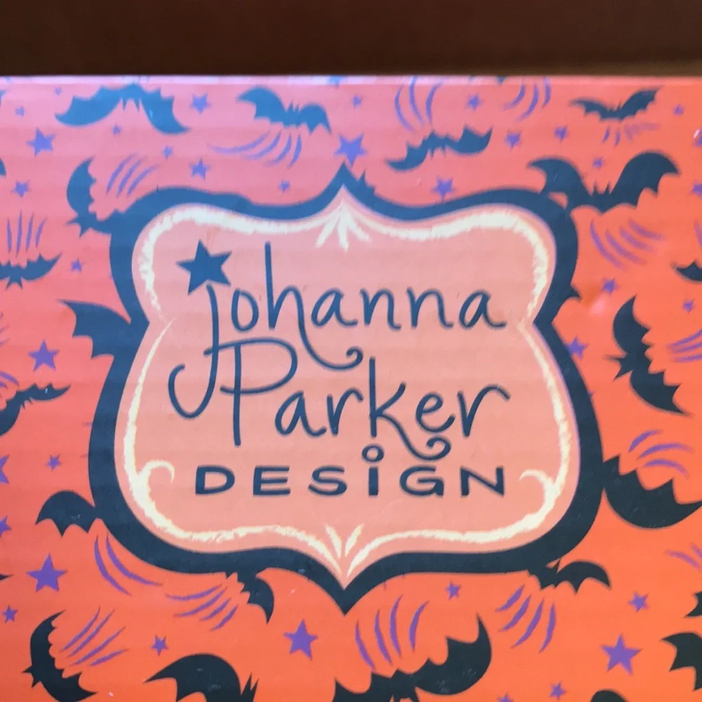NWT Johanna Parker pumpkin salt and pepper shakers